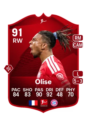 Carte en récompense : Olise
