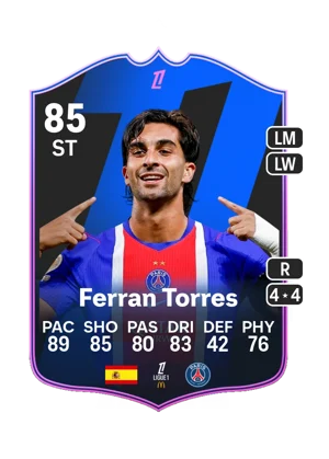 Carte en récompense : Ferran Torres
