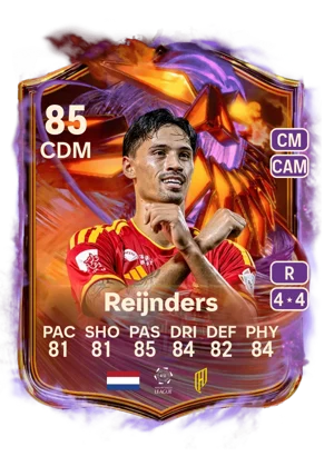 Carte en récompense : Reijnders